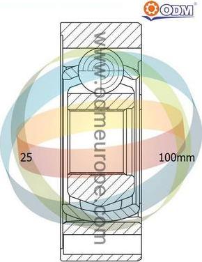 Multiparts 14-141910 - CV Joint Kit, drive shaft car-mod.net