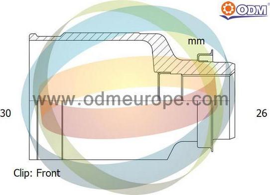 Multiparts 14-216098 - CV Joint Kit, drive shaft car-mod.net