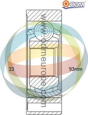 Multiparts 14-216036 - CV Joint Kit, drive shaft car-mod.net