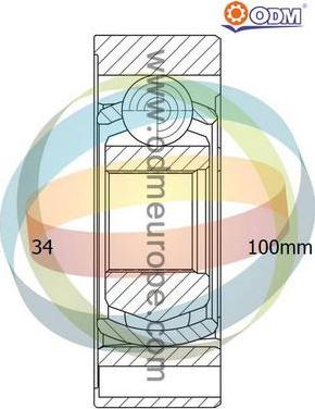 Multiparts 14-216119 - CV Joint Kit, drive shaft car-mod.net