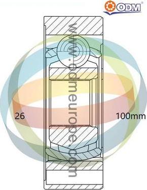 Multiparts 14-216137 - CV Joint Kit, drive shaft car-mod.net
