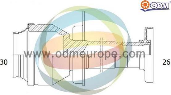 Multiparts 14-216122 - CV Joint Kit, drive shaft car-mod.net