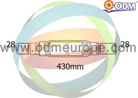 Multiparts 16-080100 - Stub Axle, differential car-mod.net
