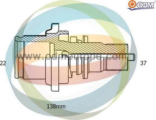 Multiparts 16-210060 - Stub Axle, differential car-mod.net