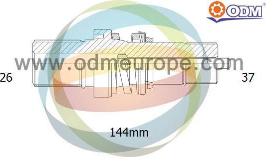 Multiparts 16-210010 - Stub Axle, differential car-mod.net