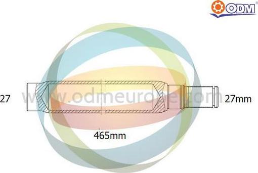 Multiparts 16-230040 - Stub Axle, differential car-mod.net