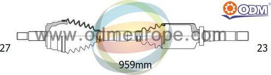 Multiparts 18-012790 - Drive Shaft car-mod.net