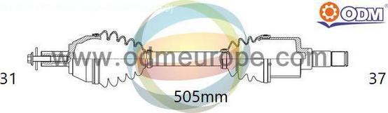 Multiparts 18-341570 - Drive Shaft car-mod.net