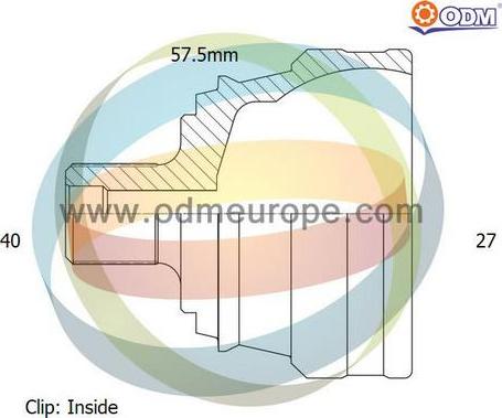 Multiparts 12-151981 - CV Joint Kit, drive shaft car-mod.net