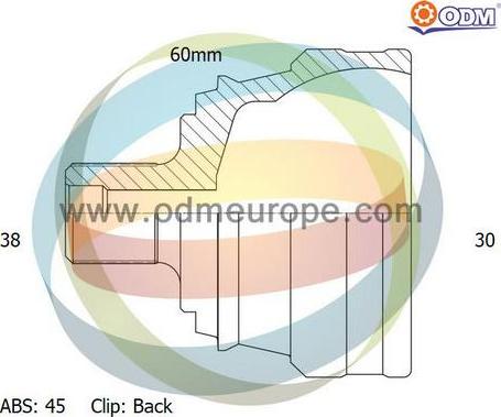 Multiparts 12-211748 - CV Joint Kit, drive shaft car-mod.net