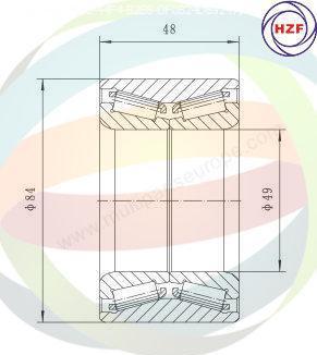 Multiparts 70-140060 - Bearing Kit, wheel hub car-mod.net