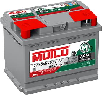 Mutlu AGM.L2.60.068.A - Starter Battery car-mod.net