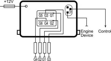Nagares TPMS/4-12 - Control Unit, glow plug system car-mod.net