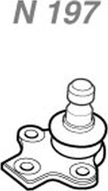 NAKATA N 197 - Ball Joint car-mod.net