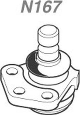NAKATA N 167 - Ball Joint car-mod.net