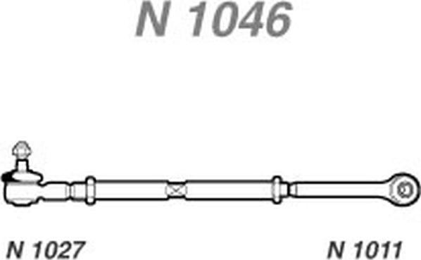 NAKATA N 1046 - Tie Rod car-mod.net