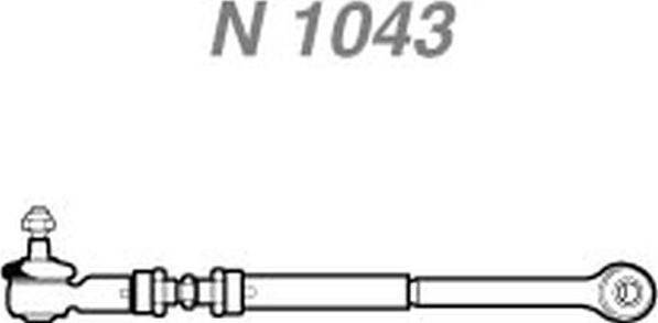 NAKATA N 1043 - Tie Rod car-mod.net