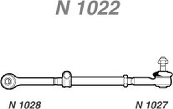 NAKATA N 1022 - Tie Rod car-mod.net