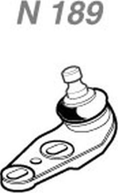NAKATA N 189 - Ball Joint car-mod.net