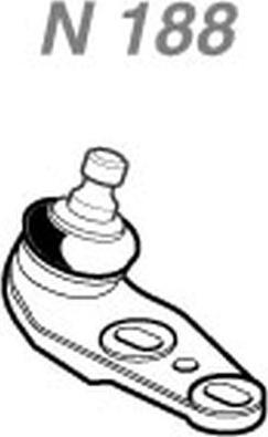 NAKATA N 188 - Ball Joint car-mod.net