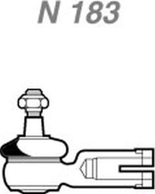 NAKATA N 183 - Tie Rod End car-mod.net