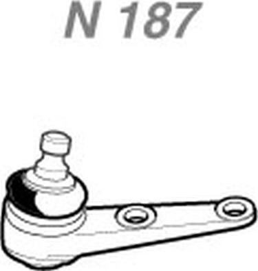 NAKATA N 187 - Ball Joint car-mod.net