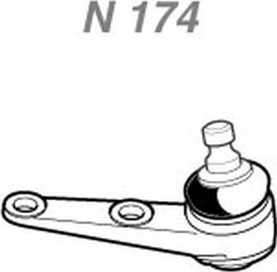 NAKATA N 174 - Ball Joint car-mod.net