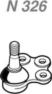 NAKATA N 326 - Ball Joint car-mod.net