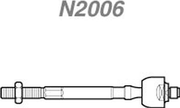 NAKATA N 2006 - Inner Tie Rod, Axle Joint car-mod.net