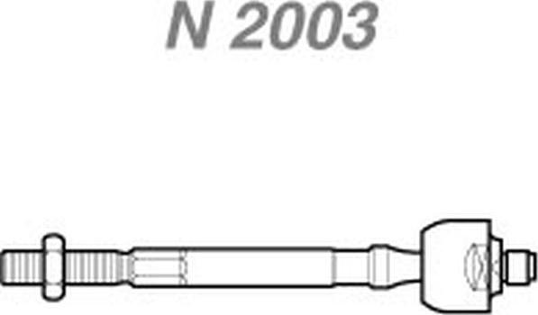 NAKATA N 2003 - Inner Tie Rod, Axle Joint car-mod.net
