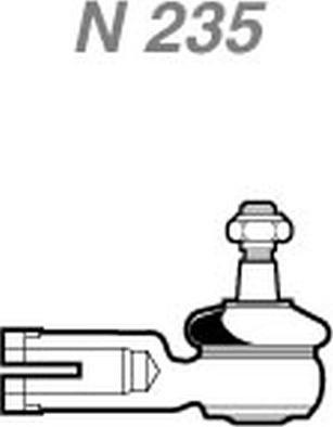 NAKATA N 235 - Tie Rod End car-mod.net