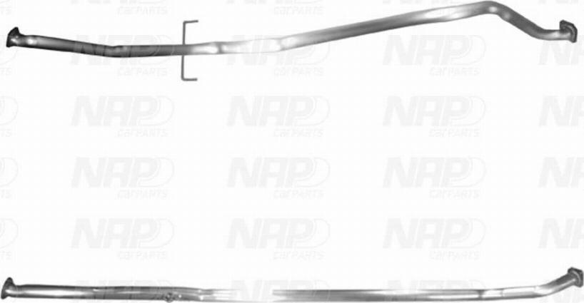 NAP CAC10661 - Exhaust Pipe car-mod.net