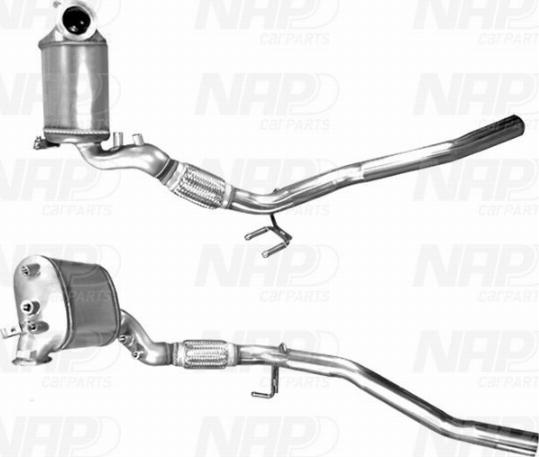 NAP CAD10010 - Soot / Particulate Filter, exhaust system car-mod.net