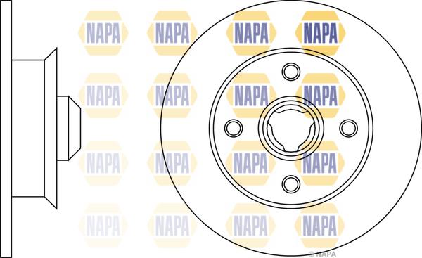 NAPA NBD5494 - Brake Disc car-mod.net