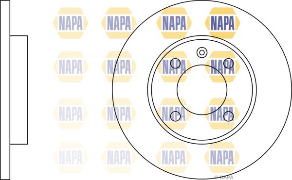 NAPA NBD5557 - Brake Disc car-mod.net