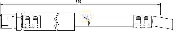 NAPA NBH1409 - Brake Hose car-mod.net