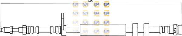 NAPA NBH1166 - Brake Hose car-mod.net