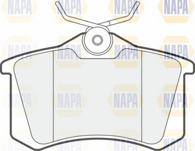 NAPA NBP1419 - Brake Pad Set, disc brake car-mod.net
