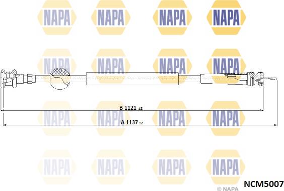 NAPA NCM5007 - Tacho Shaft car-mod.net