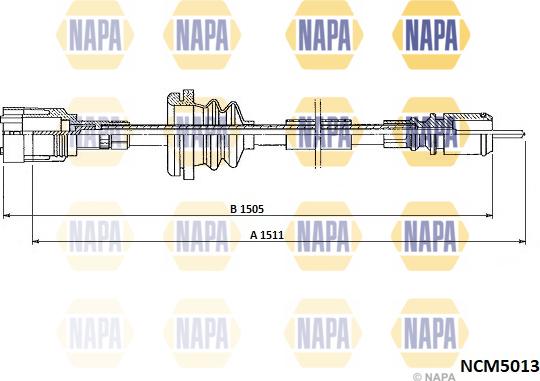 NAPA NCM5013 - Tacho Shaft car-mod.net