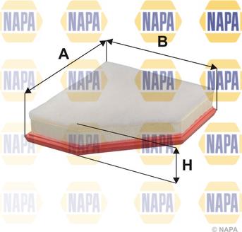 NAPA NFA1541 - Engine Air Filter car-mod.net