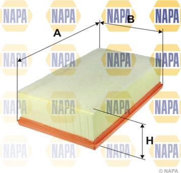 NAPA NFA1258 - Engine Air Filter car-mod.net
