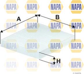 NAPA NFC4238 - Filter, interior air car-mod.net