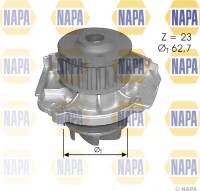 NAPA NWP1500 - Water Pump car-mod.net