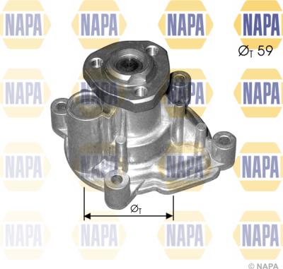 NAPA NWP1041 - Water Pump car-mod.net
