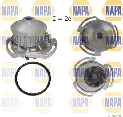 NAPA NWP1009 - Water Pump car-mod.net