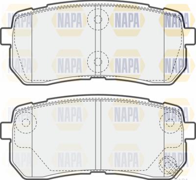 NAPA PBP7551 - Brake Pad Set, disc brake car-mod.net