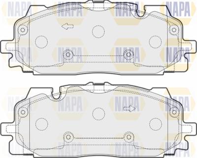 4U 22536VV - Brake Pad Set, disc brake car-mod.net