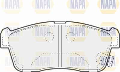 NAPA PBP7164 - Brake Pad Set, disc brake car-mod.net