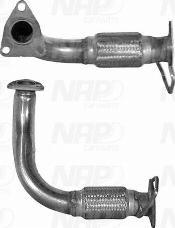 NAP carPARTS CAF10107 - Exhaust Pipe car-mod.net